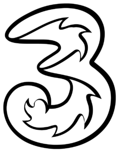 Tre logotyp